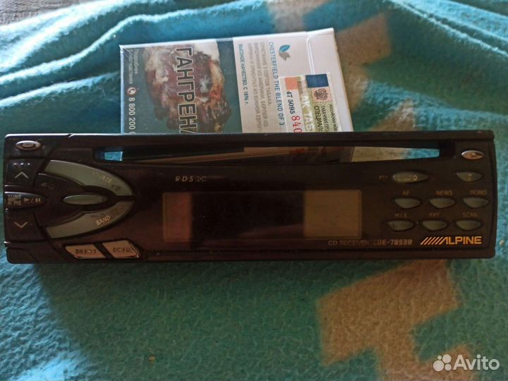 Панель автомагнитолы alpine 7853R