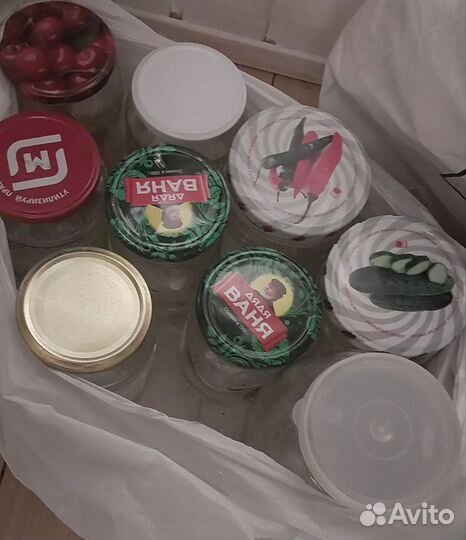 Банки стеклянные пакетом