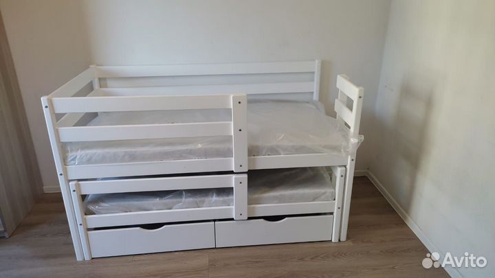 Детская кровать из березыдля 2 детей