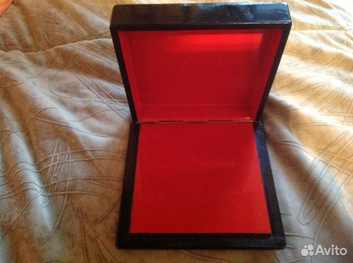 Шкатулка, лаковая миниатюра Мстёра Ермак винтаж сс