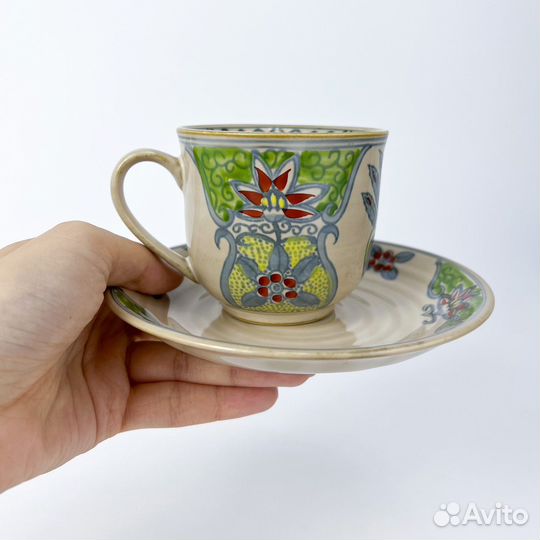 Сет чайный блюдце кружка винтаж Япония