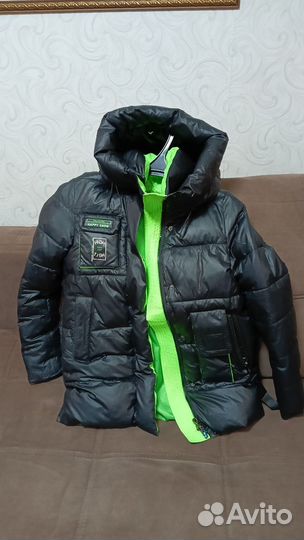 Пуховик на девочку б/у