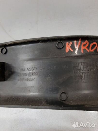 Накладка на порог внутренняя задняя левая