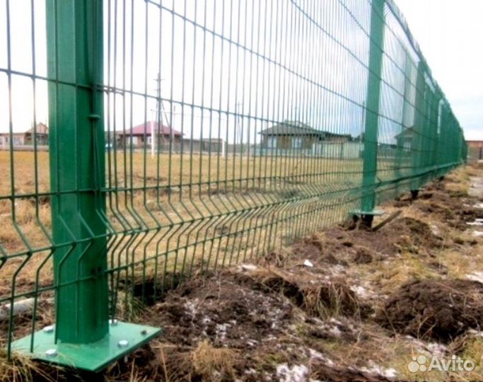 Забор и откатные ворота