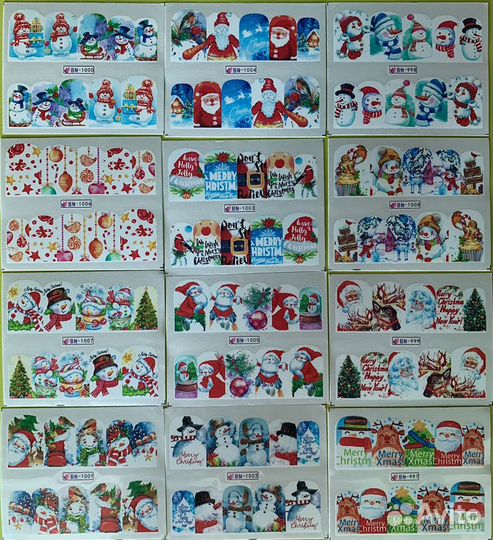 Гель-лак, наклейки для ногтей, дотсы