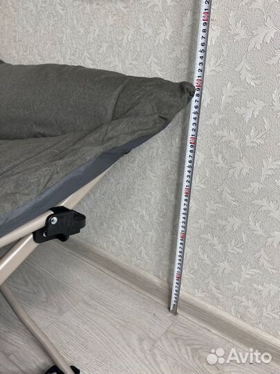 Раскладушка для рыбалки с матрасом усиленная