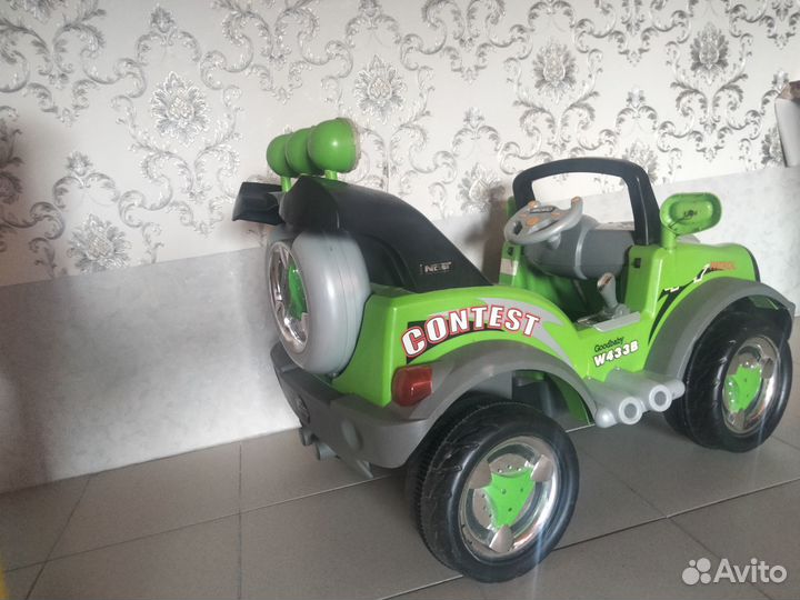 Детский электромобиль джип бу