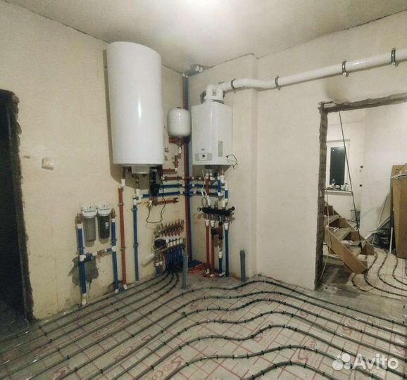 Водяной теплый пол, отопление, водоснабжение