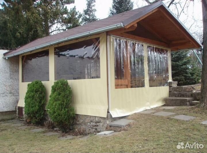 Мягкие окна для беседки