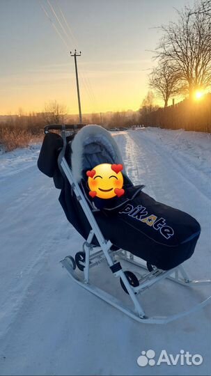 Санки коляска pikate
