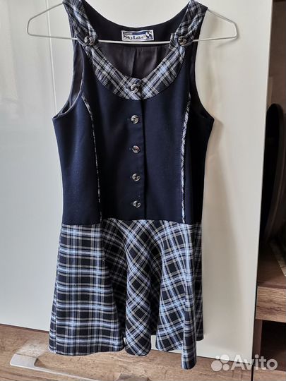 Школьная форма для девочки синяя