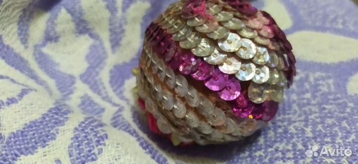 Сувенирное пасхальное яйцо (с крупное куриное)