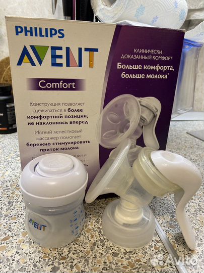 Молокоотсос avent ручной