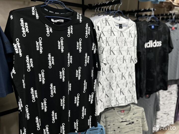 Футболки Мужские Женские Calvin Klein