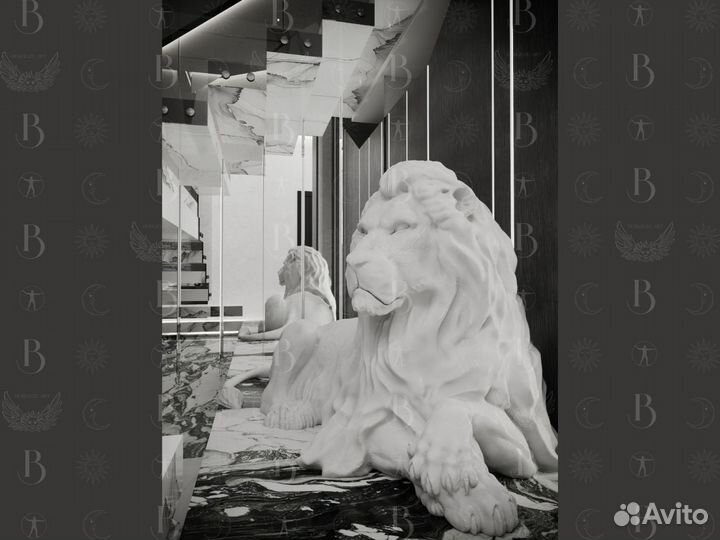 Статуя Лев Благородный 2м