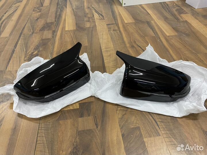 Накладки зеркал BMW G30 глянец, M look