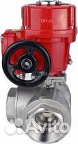 Кран шаровой DN.ru BV3232P(4pc) -SP-3WL-T-ISO-H Ду100 Ру63 стандартнопроходной трехходовой L-тип, не
