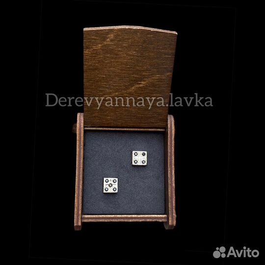 Кости(зарики)для нард серебряные Арт.004