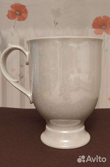 Кружка большая фарфор