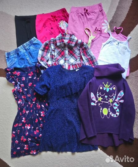 Пакет одежды на девочку 5-6 лет