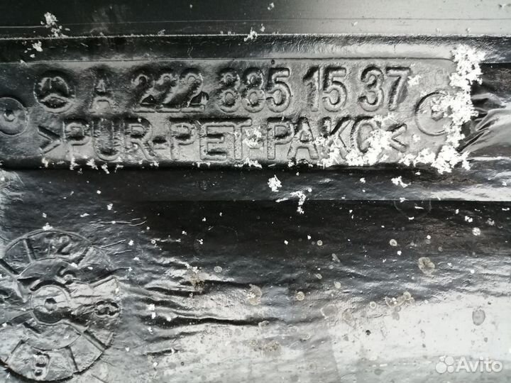 Порог пластиковый Mercedes S-класса W222 2013-2017