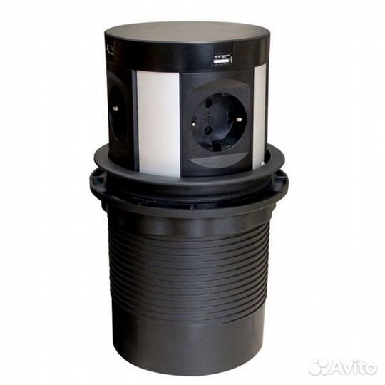 Блок розеток выдвижной вертикальный, 11.800.02.004