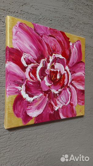 Подарок. Картина маслом 