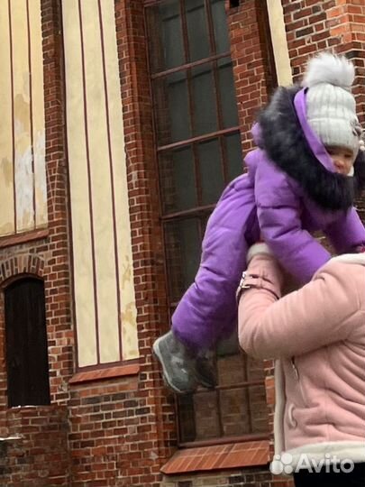 Зимняя шапка с манишкой