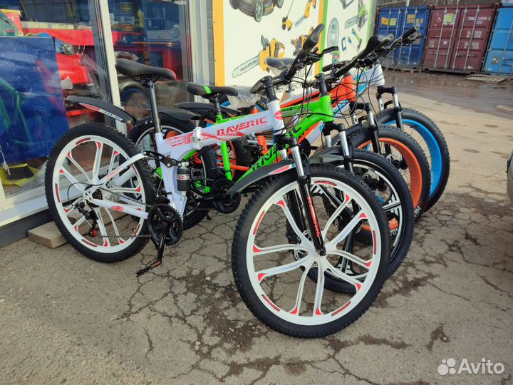 Велосипед на литых дисках 26 радиус