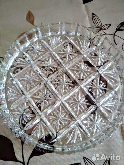 Поднос - стекло (хрусталь)