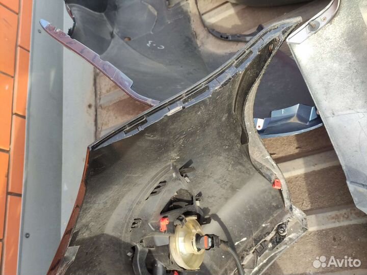 Передний бампер на Опель Корса Д рестайлинг