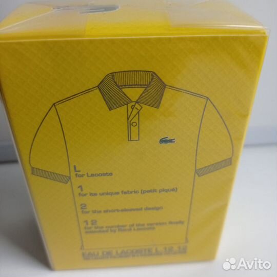 Парфюмерия Lacoste L. 12.12 Jaune 50 ml