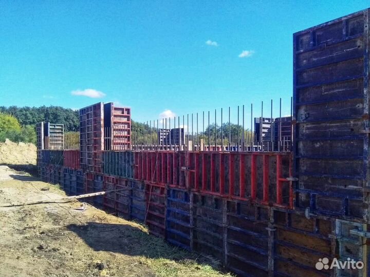 Аренда стальной опалубки стен и колонн