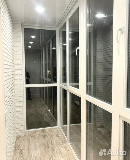 Остекление и отделка балкона под ключ