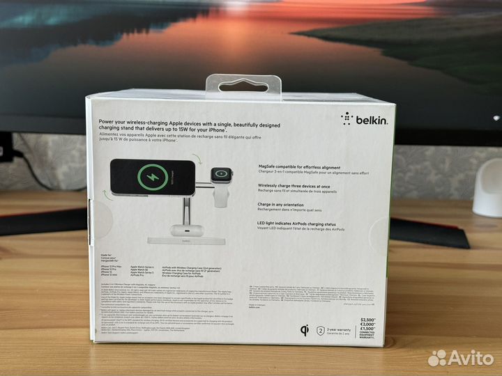 Belkin Boost Charge Pro 3 in 1 Wireless MagSafe