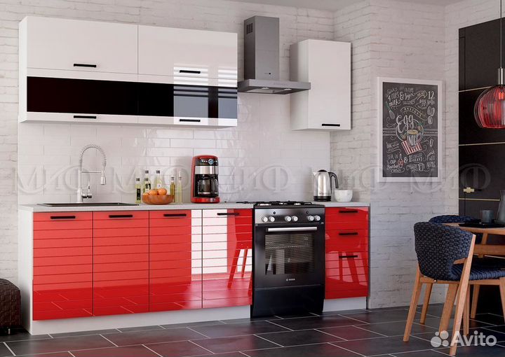 Кухонный гарнитур Техно-3 2,0 метра компл.№2