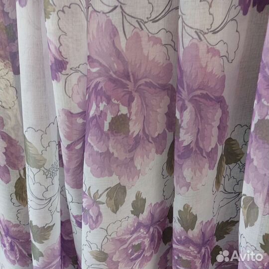 Тюль лён батист