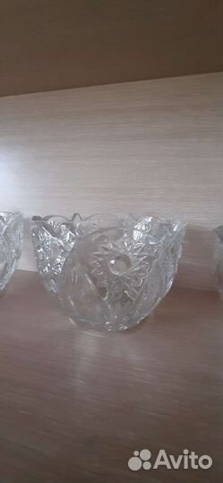 Ваза хрустальная