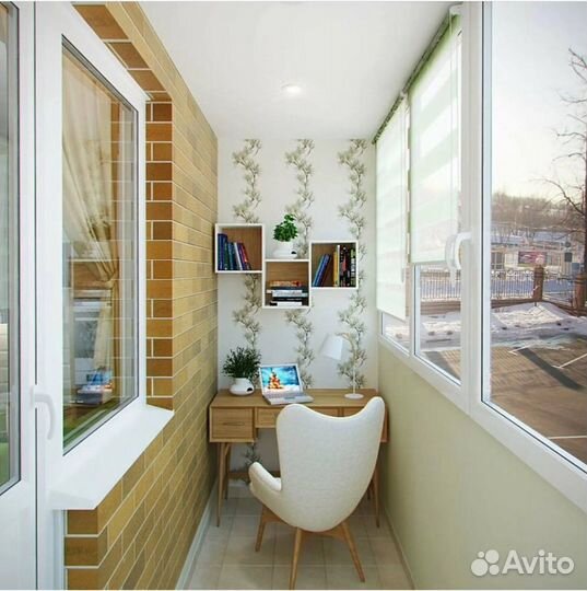 Остекление балкона, лоджии