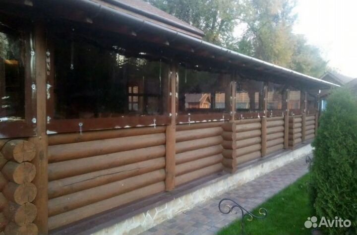 Мягкие окна для террасы