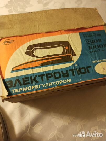 Электроутюг времён СССР