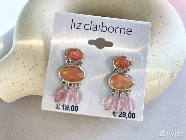 Liz Claiborne серьги подвески (новые)