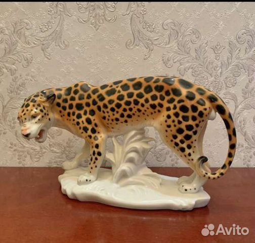 Фарфоровая статуэтка германия Karl Ens Леопард