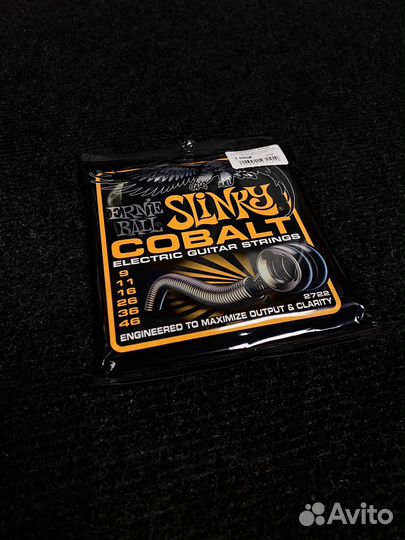 Ernie ball cobalt струны для электрогитары 9-46