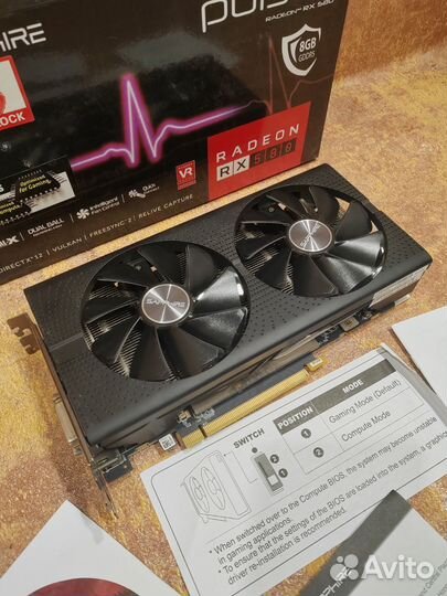 Видеокарта RX 580 8gb