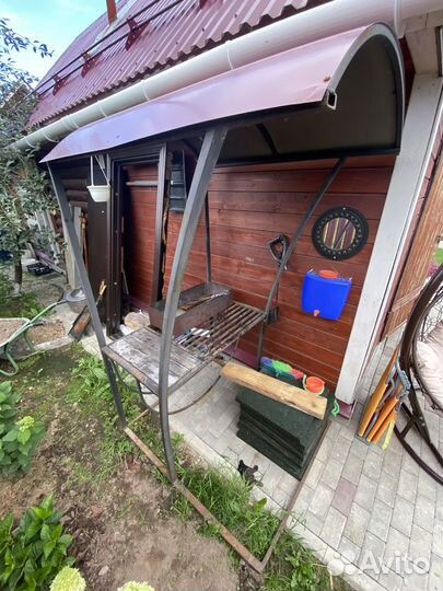 Мангал с крышей бу