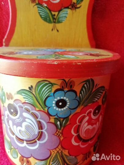 Полка навесная советская деревянная