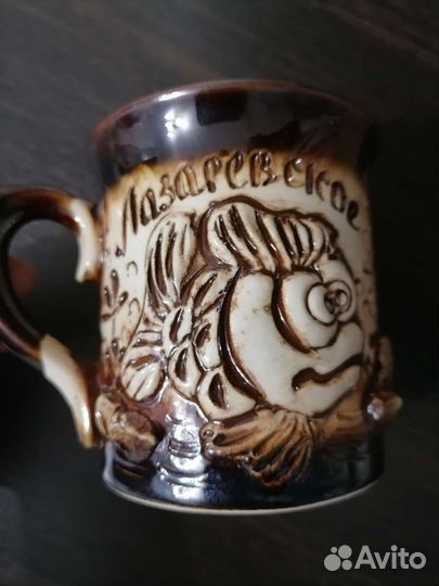 Тарелка и кружка сувенирные