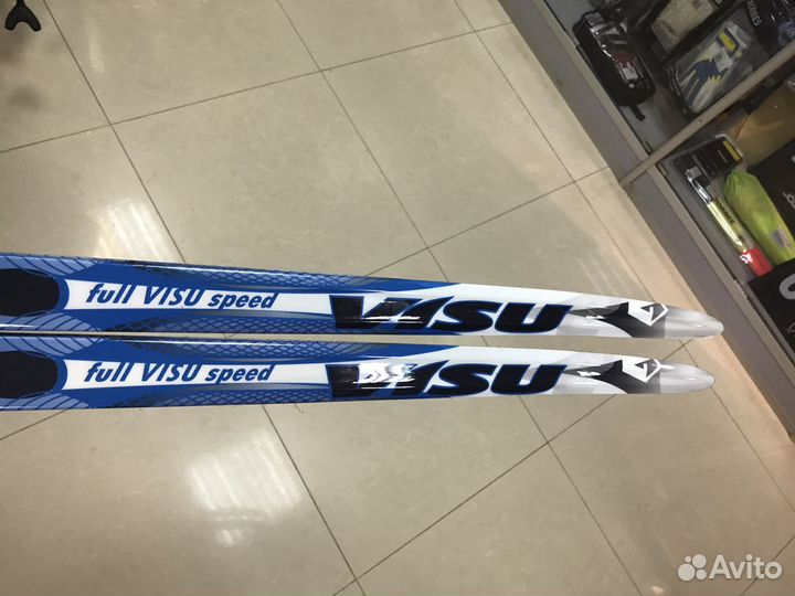 Лыжи Visu 150 см с насечкой