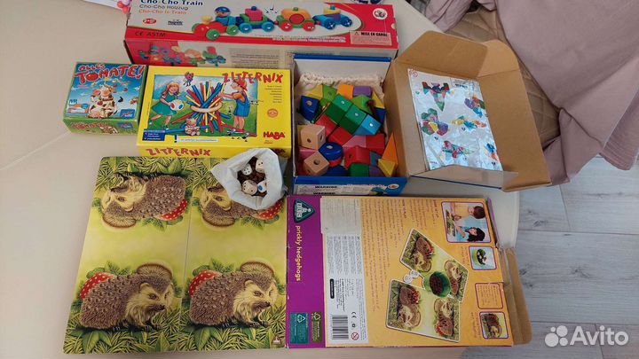 Игрушки для детей, go-go магн.блоки и паровоз, ELC